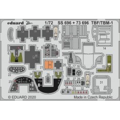1/72 Grumman TBF/TBM-1 Avenger Detail Set for Hasegawa kits