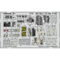 1/72 McDonnell Douglas F-4D Phantom II Detail set for Fine Molds kits