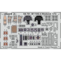 1/72 Messerschmitt Bf 110G-4 Weekend Detail set for Eduard kits