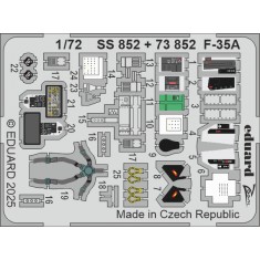 1/72 F-35A Lightning II Detail set for Revell kits