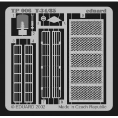 Photoetch for 1/35 Russian T-34/85 Tank for Tamiya kit