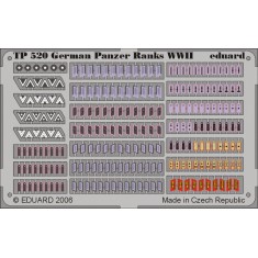 Colour Photoetch for 1/35 WWII German Panzer Ranks