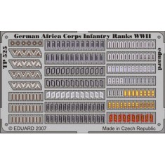 Colour Photoetch for 1/35 WWII German Africa Corps Infantry Ranks 