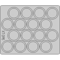 1/35 Flakpanzer 38 (Gepard) Wheel Mask for Alan kit