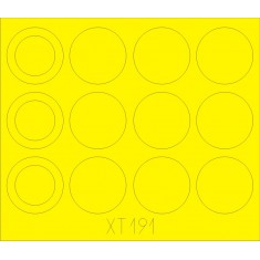 1/35 Merkava IIID Wheel Masks for HobbyBoss kit