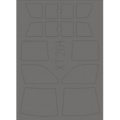 1/35 Dual Cab Toyota Hi-Lux Pick Up Truck Paint Mask for Meng Model kit