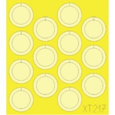 1/35 Russian Su-76M Wheels Paint Mask for Tamiya #35348 kit