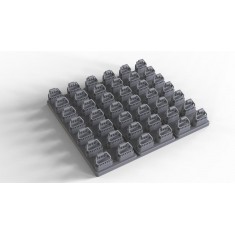 1/35 US Post War Armour Handles (non workable version, 3 position, included 42 handles)