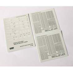 Decals for 1/35 German Waffen SS License Plates without Frames