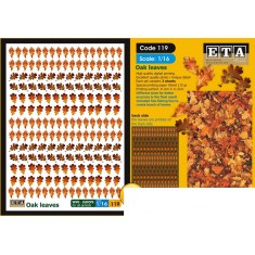 1/16 Oak Leaves for All Season (3 sheets)