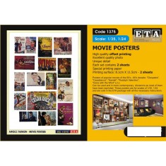 1/35, 1/24 Modern 50's - 60's Movie Poster Vol.1 (2 sheets)