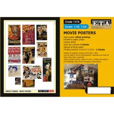 1/35, 1/24 Modern 50's - 60's  Movie Poster Vol.2 (2 sheets)