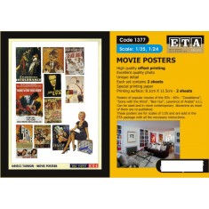 1/35, 1/24 Modern 50's - 60's  Movie Poster Vol.3 (2 sheets)