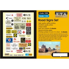1/35 WWII Road Sign Set Vol.2 (2 sheets)
