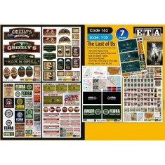 1/35 The Last of Us - Signs, Posters, Maps, etc. (7 sheets)