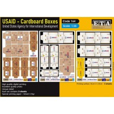 1/35 Modern USAID Cardboard Boxes (3 sheets)