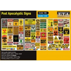 1/35 Post Apocalyptic Signs (3 sheets)