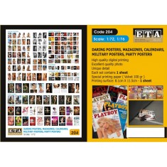 1/72, 1/76 Modern Daring Posters, Magazines, Calendars, Party Posters