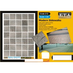1/35 Modern Sidewalk (3 sheets)
