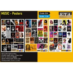 1/35 Music Posters (3 sheets)
