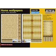 1/72 Interior Home Decoration - Home Wallpapers Vol.1 (2 sheets)