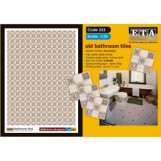 1/35 Old Bathroom Tiles for All Season Vol.5 (3 sheets)