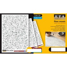 1/35 Floor Mosaic Interior Home Decoration (3 sheets)
