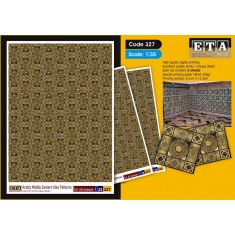1/35 Arabic Middle Eastern Tiles Patterns (3 sheets)