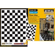 1/35 WWII Floor Tiles/Gloss for All Season (3 sheets)