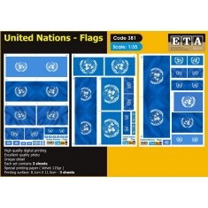 1/35 Modern United Nations Flags (3 sheets)