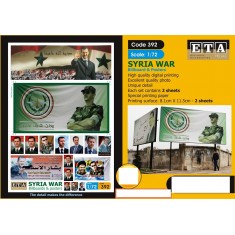 1/72, 1/76 Modern Syria War - Billboards & Posters (2 sheets)