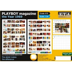 1/35 Playboy Magazine 1969 (4 sheets)