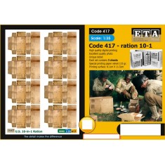 1/35 WWII US Ration 10-1 (3 sheets)