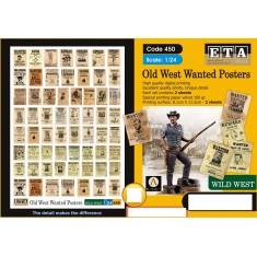 1/24 Old West Wanted Posters Vol.1 (2 sheets)