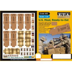 1/35 Modern US Meal (boxes) Ready-to-Eat (2 sheets)