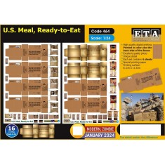 1/24 US MRE - Meal, Ready-to-Eat (4 sheets)