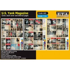 1/16 WWII US Yank Magazine (3 sheets)