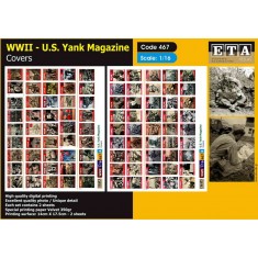 1/16 WWII US Yank Magazine Cover (2 sheets)