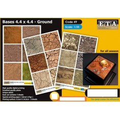 1/35 Bases 4.4x4.4 Ground 1.35 for all season (3 sheets)