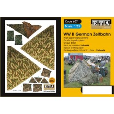1/35 WWII German Zeltbahn Vol.3 (3 sheets)