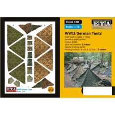 1/72 WWII German Zeltbahn Vol.2 (2 sheets)