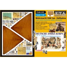 1/35 Wehrmacht DAK tan Zeltbahns Ver.1 (2 sheets)