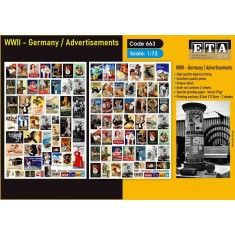 1/72 1/76 WWII German Advertisements (2 sheets)