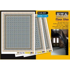 1/16 Floor Tiles for All Season #829 (3 sheets)