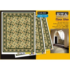 1/16 Floor Tiles for All Season #830 (3 sheets)