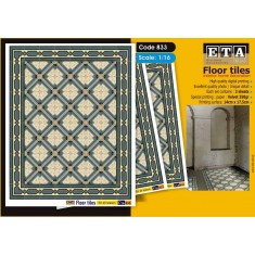 1/16 Floor Tiles for All Season #833 (3 sheets)