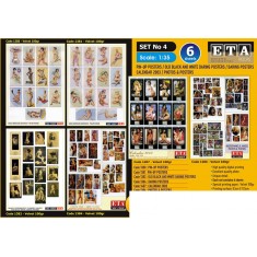 1/35 WWII/Modern/Zombie Naked Posters (6 sheets)