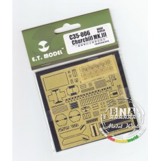 Photoetch for 1/35 WWII British Churchill MK.III for AFV Club 35153