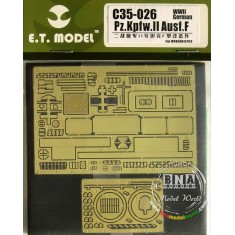 Upgrade PE set for 1/35 WWII German PzKpfw.II Ausf.F (for Dragon 6263)