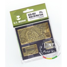 Photo-etched parts for 1/35 WWII US Army M4A1 DV Mid Tank for Dragon kit #6404